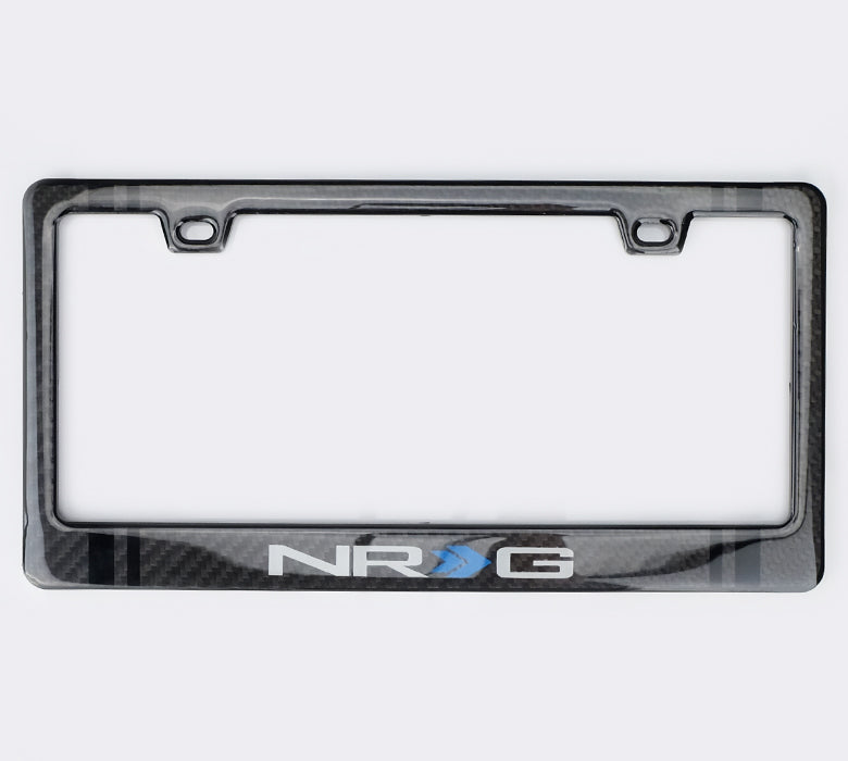 NRG Carbon Fiber License Plate Frame (Wet)
