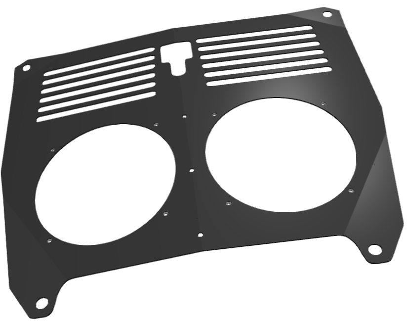 Loofah Racing MR2 Spyder Engine Fan Shroud Kit