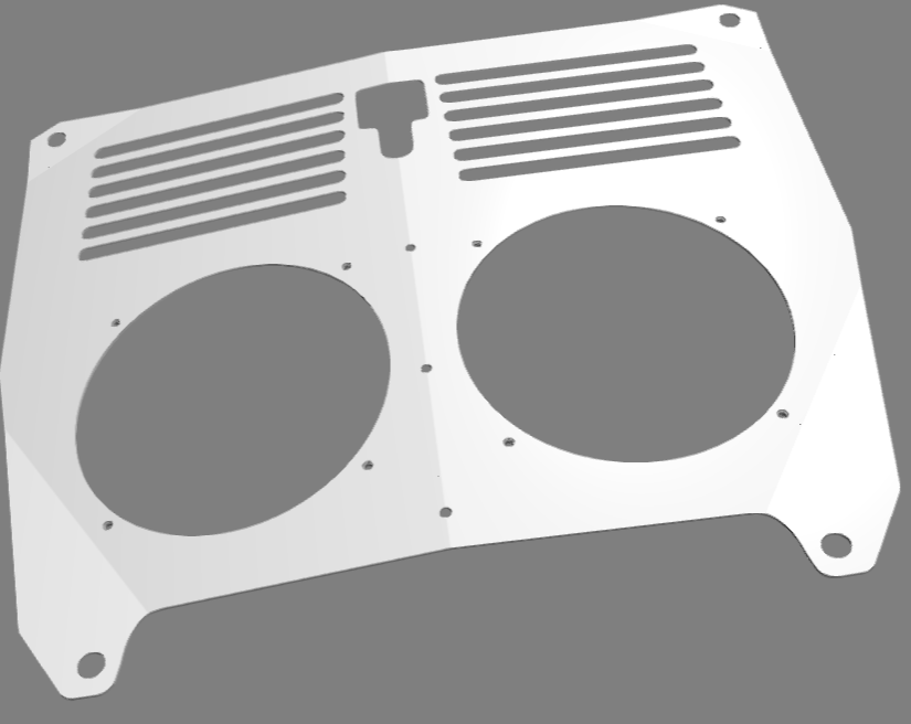 Loofah Racing MR2 Spyder Engine Fan Shroud Kit