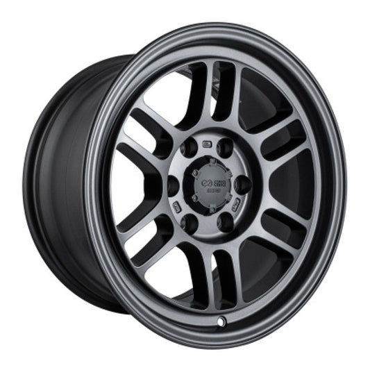 Enkei PF05 15x8 4x100 +25mm Offset Dark Silver Wheel