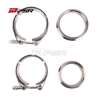 PSR PTX28/30/35 PTG49/55/62 Turbine Housing V-Band Flange & Clamp Kits