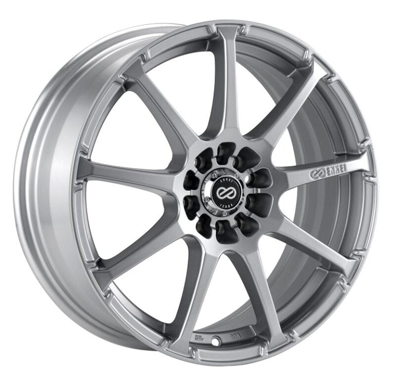 Enkei EDR9 17x8 5x100/114.3 38mm Offset 72.6 Bore Diameter - Silver Wheel