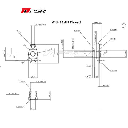PSR GT/X SERIES, G-SERIES OIL DRAIN FLANGE INSTALL KIT