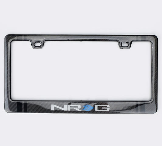 NRG Carbon Fiber License Plate Frame (Wet)