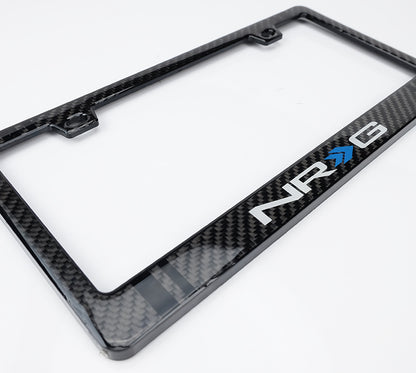 NRG Carbon Fiber License Plate Frame (Wet)