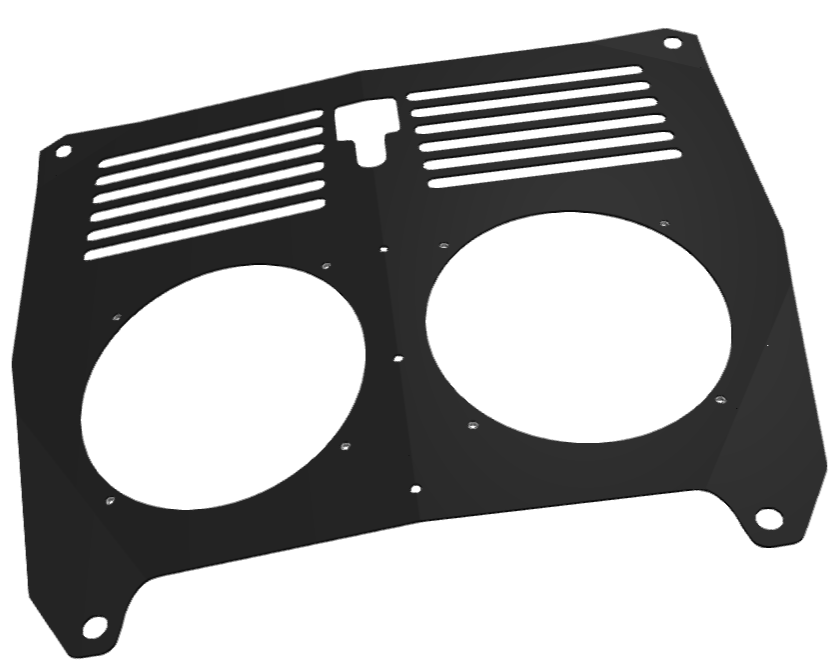 Loofah Racing Engine Vent Fan Shroud