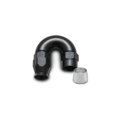 Vibrant PTFE Flex Hose Fitting - 180 Degree