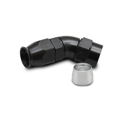 Vibrant PTFE Flex Hose Fitting - 45 Degree
