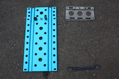 Cusco Power Brace Floor Subframe Plate Blue - ZZW30 (MR-S, MR-2 Spider)