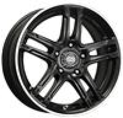Enkei FD-05 18x7.5 5x100 53mm Offset 72.6 Bore Dia Black Machined Wheel